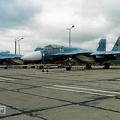 85 rot, 76 rot, Su-33, Russian Navy (3008 Besuche) Analogfoto, ca. 2003. Aufnahmeort (wahrscheinlich) Severomorsk-3. Die Bilderserie der Russischen Mar... 85 rot, 76 rot, Su-33, Russian Navy
