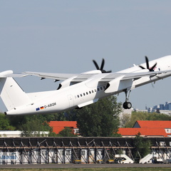D-ABQM, De Havilland Canada Dash 8-400, LGW
