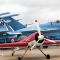 02 / RA-406, Su-31M (2239 visits) Analogfoto 1999, später RF-00958 in Drakino, danach RF-00389, im Hintergrund Su-33 02 / RA-406, Su-31M