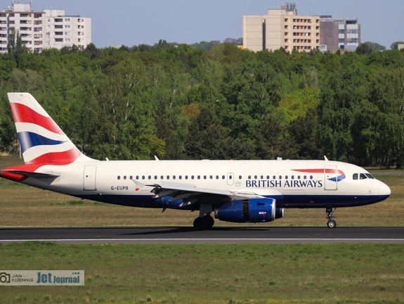 G-EUPB, Airbus A319-131, British Airways