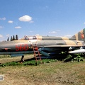 560 rot, MiG-21M, LSK der NVA (1848 Besuche) Analogfoto 1998, Dermsdorf/Kölleda 560 rot, MiG-21M, LSK der NVA
