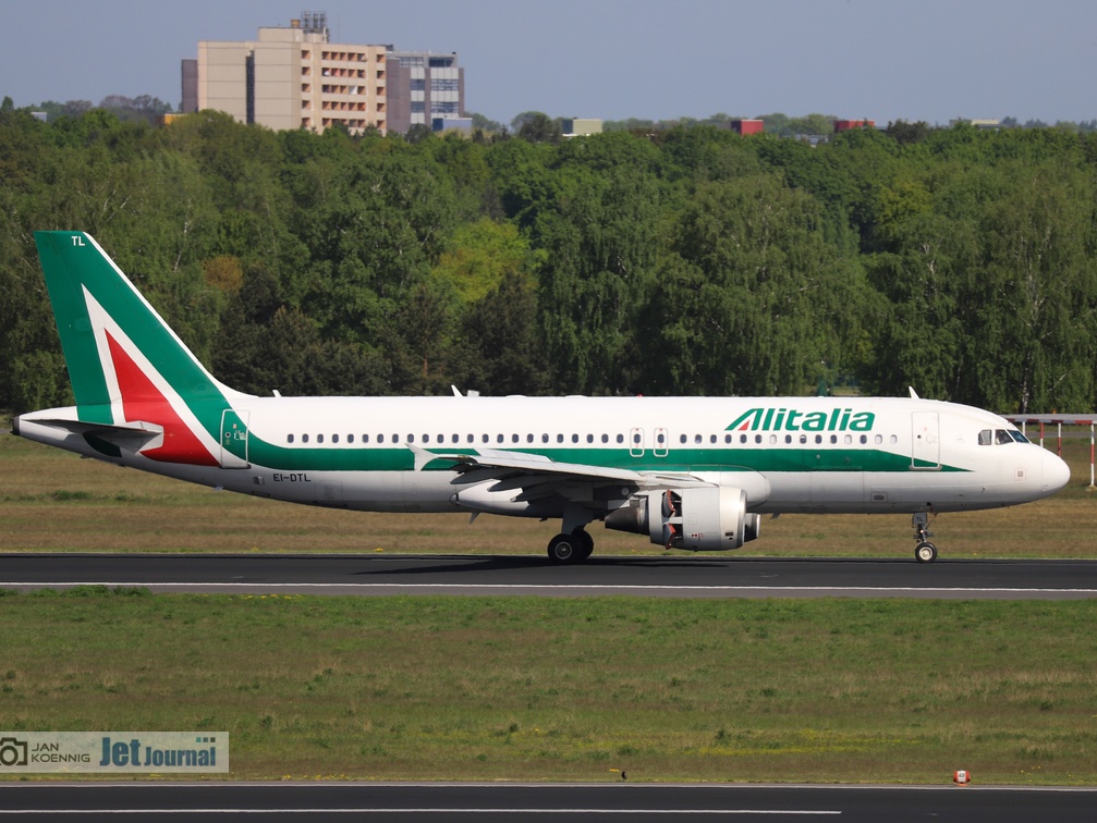 EI-DTL, Airbus A320-216, Alitalia