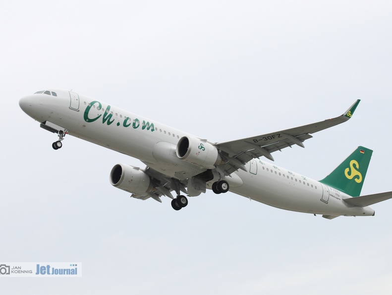 D-AZAO, B-30FZ, Airbus A320-253NX Neo, Spring Airlines