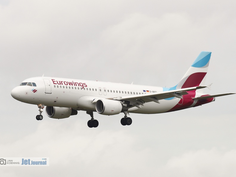 D-ABZI, Airbus A320-216, Eurowings