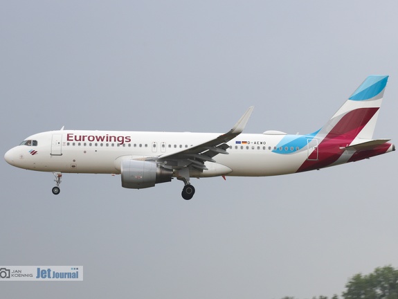 D-AEWO, Airbus A320-214, Eurowings