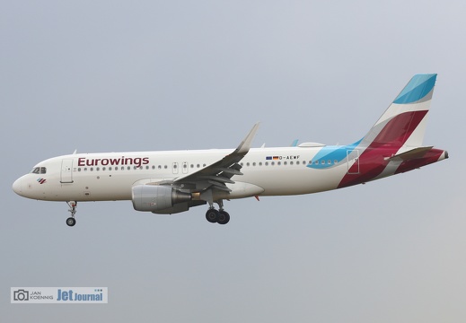 D-AEWF, Airbus A320-214, Eurowings