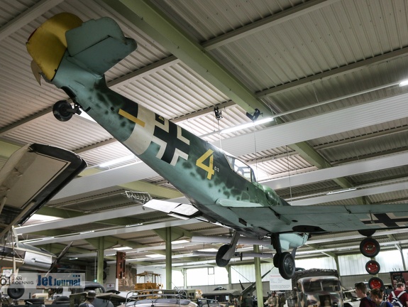 4 gelb, Bf-109G-6 / H.A. HA-1112-M-1-L (1841 Besuche) HA-1112-M1-L , umgebaut zur Bf-109G-6 bzw. Bf-109G-10, als gelbe 4 ausgestellt. 4 gelb, Bf-109G-6 / H.A. HA-1112-M-1-L