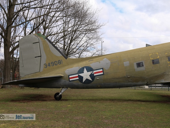 349081, C-47D Skytrain, Heckansicht