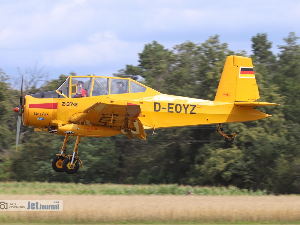D-EOYZ, Z-37-2 Cmelak (1638 visingar) D-EOYZ, Z-37-2 Cmelak