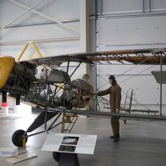 Bücker Bü-131 / CASA 1.131 (1363 Besuche) Maschine ausgestellt im unbespanntem Zustand Bücker Bü-131 / CASA 1.131