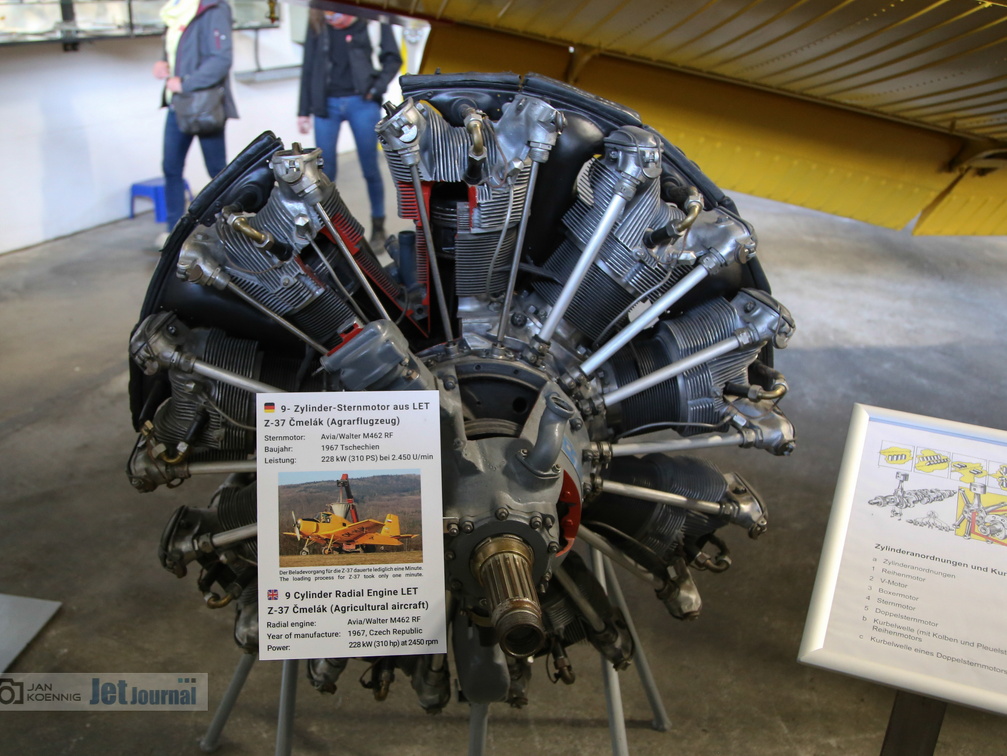 Avia Walter M-462RF Triebwerk Schnittmodell (1175 visingar) Avia Walter M-462RF Triebwerk Schnittmodell