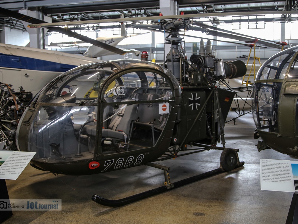 76+68, SE.3130 Alouette II, Deutsches Heer