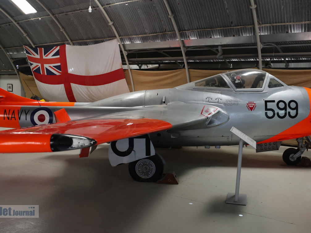 WZ-550, 599-HF, De Havilland Vampire T.11 (1066 visitas) WZ-550, 599-HF, De Havilland Vampire T.11