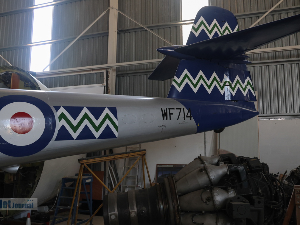 WK914 (falsch WF714), Gloster Meteor F.8, Royal Air Force