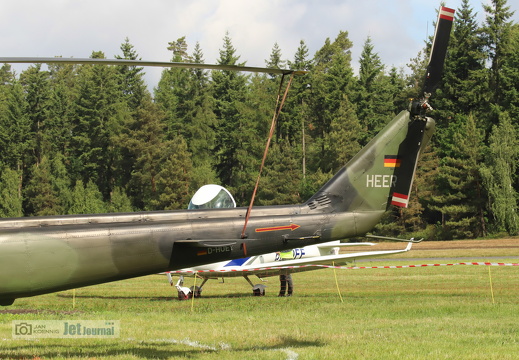 D-HUEY, Bell UH-1D, Heckbereich