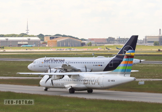 Flugbetrieb in Hamburg, ATR 72 und A319