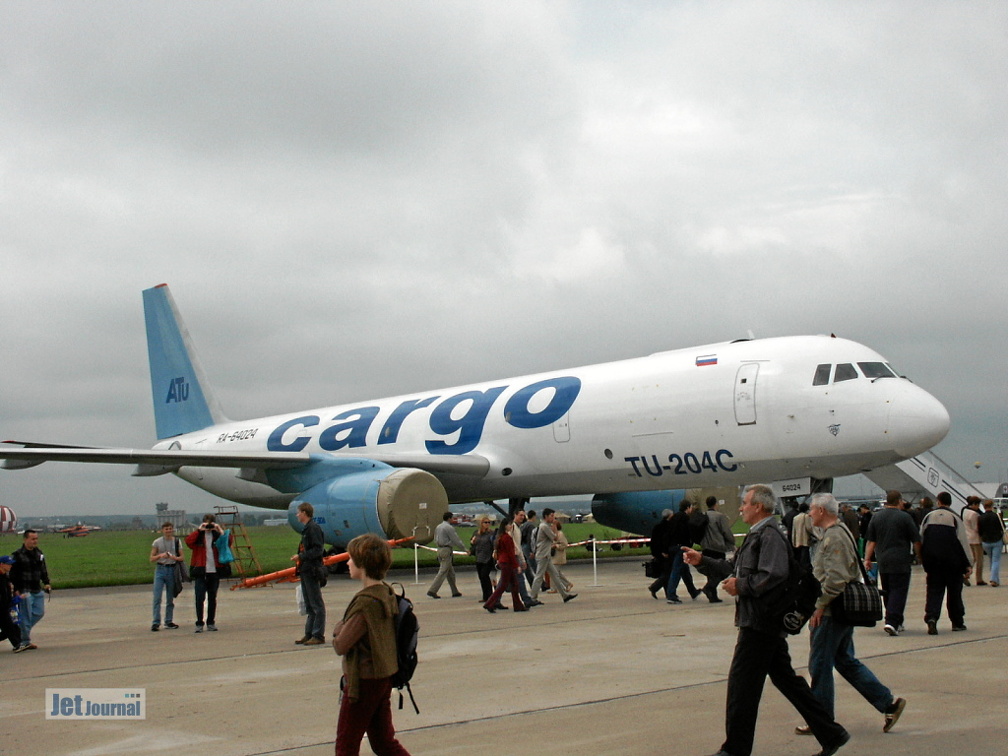 Tupolew Tu-204-100C, RA-64024 (1379 visingar) MAKS 2003 Tupolew Tu-204-100C, RA-64024