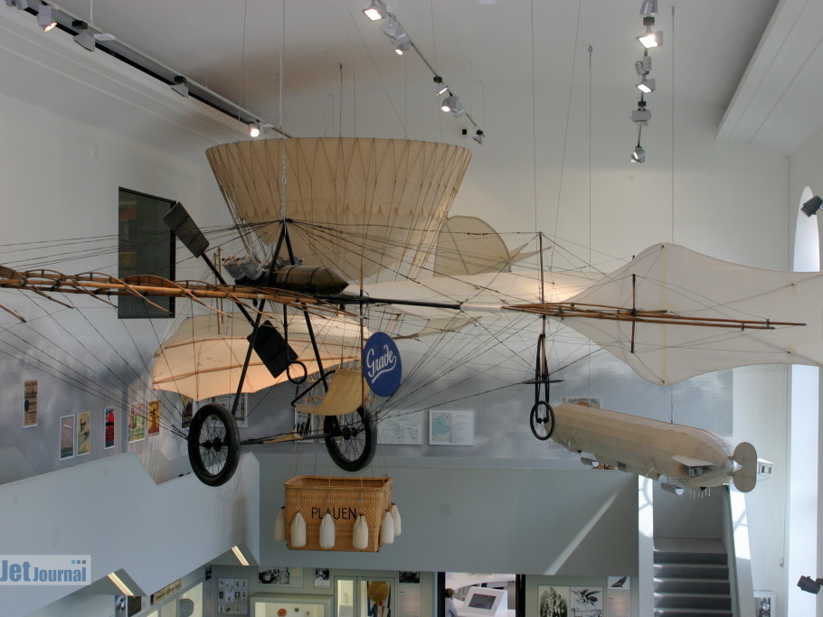 Grade Eindecker (просмотров: 1428) Verkehrsmuseum Dresden, Originalflugzeug mit nachgebautem Motor und Luftschraube Grade Eindecker