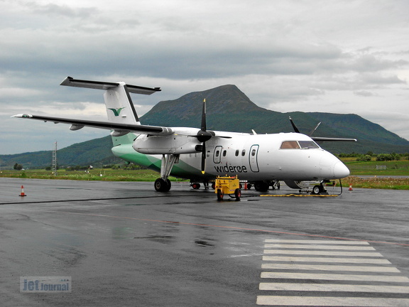 LN-WIN DHC-8 103B Widerøe SKN (3086 відвідувань) Stokmarknes Skagen lufthavn/SKN LN-WIN DHC-8 103B Widerøe SKN