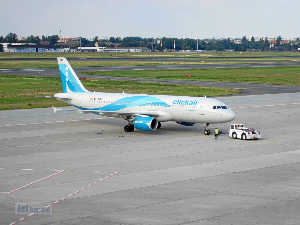 EC-HQJ A320-214 Clickair (просмотров: 1235) Berlin Tegel TXL/EDDT EC-HQJ A320-214 Clickair