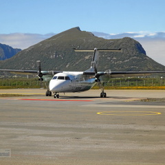 LN-WIM DHC-8 103B Widerøe Leknes (2408 visitas) LN-WIM DHC-8 103B Widerøe Leknes