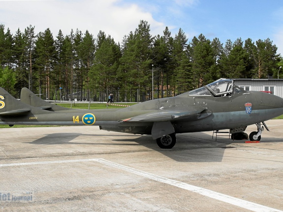SE-DXU 14-S De Havilland Vampire T55 (2185 visite) SE-DXU 14-S De Havilland Vampire T55