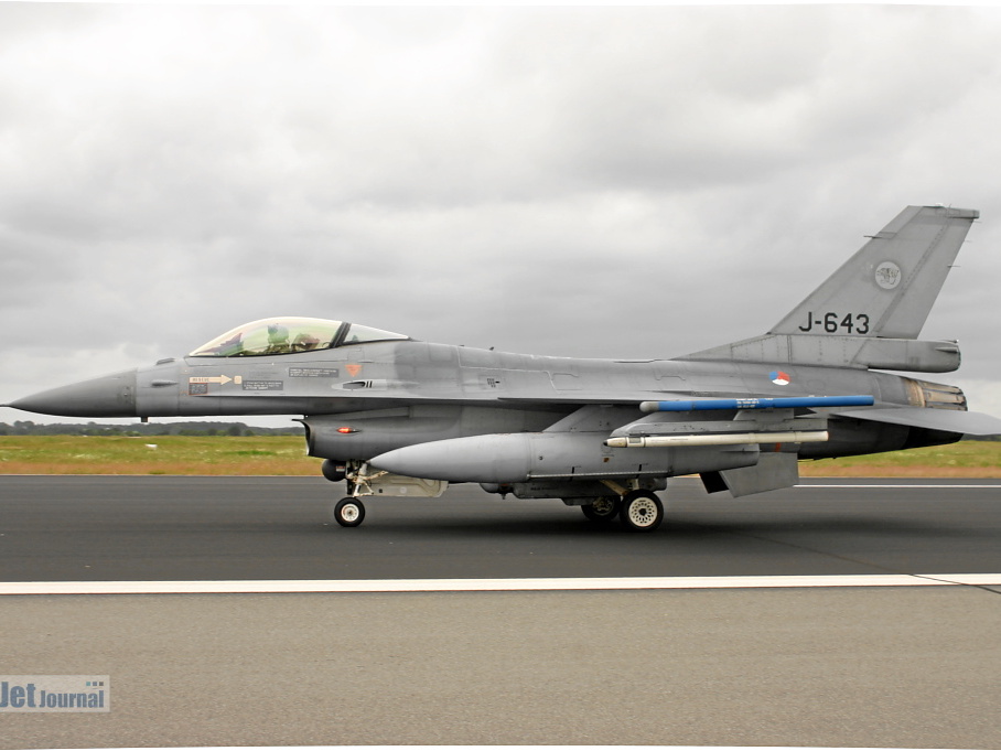 J-643, F-16AM, Royal Netherlands AF (3981 Besuche) J-643, F-16AM, Royal Netherlands AF