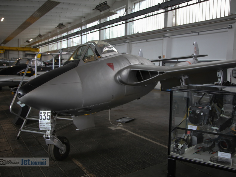 J-1635, deHavilland D.H.112 Venom, Swiss Air Force (1492 Besuche) J-1635, deHavilland D.H.112 Venom, Swiss Air Force