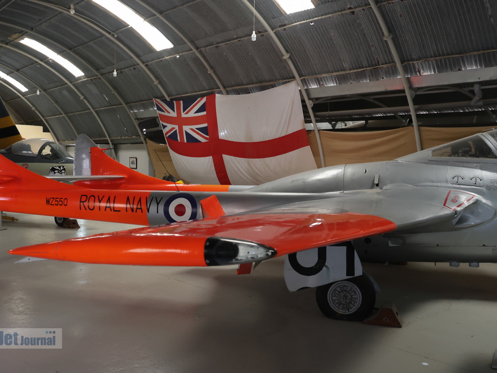 WZ-550, 599-HF, De Havilland Vampire T.11 (1192 odwiedzin) WZ-550, 599-HF, De Havilland Vampire T.11