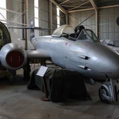 WK914 (falsch WF714), Gloster Meteor F.8, Royal Air Force (732 відвідувань) Die Bemalung zeigt die WF714, es ist aber die WK914 WK914 (falsch WF714), Gloster Meteor F.8, Royal Air Force