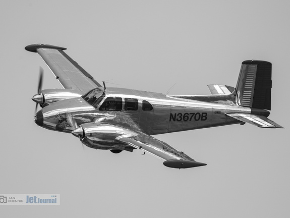 N3670B, Beechcraft E50 Twin Bonanza (31 Besuche) N3670B, Beechcraft E50 Twin Bonanza