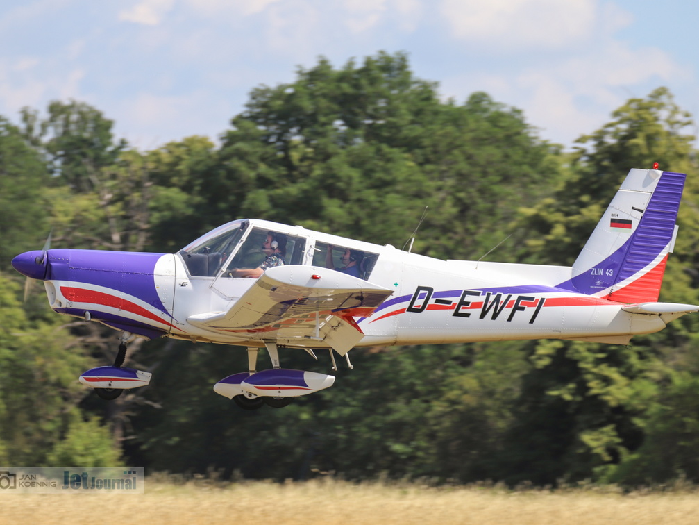 D-EWFI, Zlin Z-43 (73 Besuche) D-EWFI, Zlin Z-43